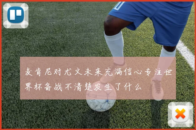 麦肯尼对尤文未来充满信心专注世界杯备战不清楚发生了什么